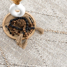 Load image into Gallery viewer, Baqer Bone &amp; Tan Textured Performance Rug - Clearance
