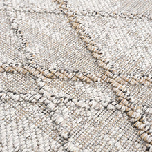 Load image into Gallery viewer, Baqer Bone &amp; Tan Textured Performance Rug - Clearance
