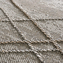 Load image into Gallery viewer, Baqer Bone &amp; Tan Textured Performance Rug - Clearance
