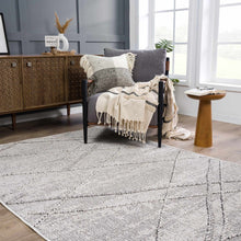 Load image into Gallery viewer, Baqer Bone &amp; Taupe Textured Performance Rug - Clearance
