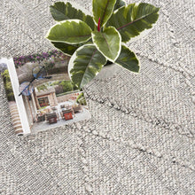 Load image into Gallery viewer, Baqer Bone &amp; Taupe Textured Performance Rug - Clearance
