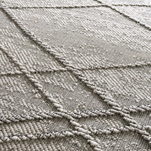 Load image into Gallery viewer, Baqer Bone &amp; Taupe Textured Performance Rug - Clearance
