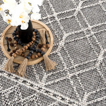 Load image into Gallery viewer, Diah Black &amp; Bone Area Rug - Clearance
