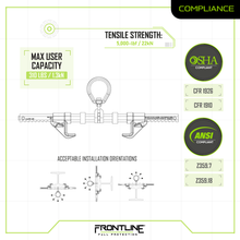 Carregar imagem no visualizador da galeria, Frontline ST30SH Easy Slider Beam Walker Anchor for 12??-30?? Wide I-Beams
