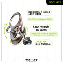 Load image into Gallery viewer, Frontline STM585K-SS MEGA Swivel 360° Stainless Steel 5K Steel Anchor
