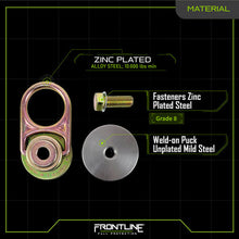 Cargar imagen en el visor de la galería, Frontline STMP10K-WO + STM10K-SA MEGA Swivel 10k Steel Anchor with Weld-on Puck
