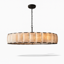 Load image into Gallery viewer, Sakhra Round Alabaster Chandelier
