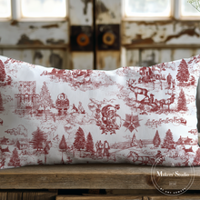 Load image into Gallery viewer, Christmas Toile - Mesh Stencil 12x12
