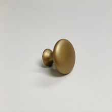 Carregar imagem no visualizador da galeria, Capri Brushed Gold Cup Drawer Pull, Ring Pull or Round Cabinet Knob
