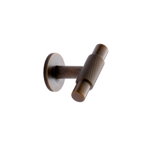 Carregar imagem no visualizador da galeria, Antique Bronze &quot;Manor&quot; Knurled Cabinet Knobs and Drawer Pulls

