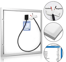 Cargar imagen en el visor de la galería, ACOPower 15W 12V Solar Charger Kit, 5A Charge Controller with Alligator Clips
