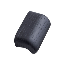 Carregar imagem no visualizador da galeria, Black Stained Oak &quot;Glove&quot; Wood Drawer Handles
