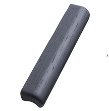 Carregar imagem no visualizador da galeria, Black Stained Oak &quot;Glove&quot; Wood Drawer Handles
