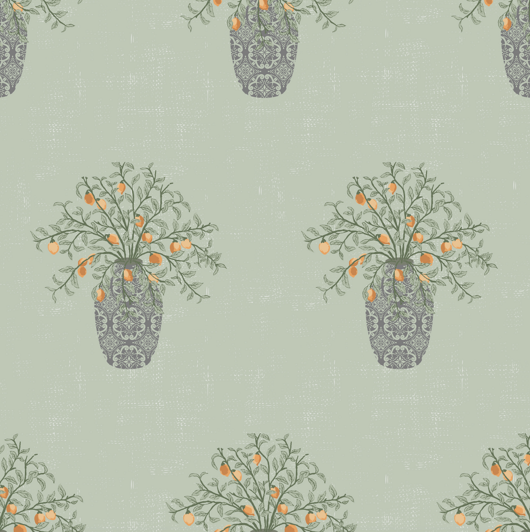 Alessa Wallpaper by The Bright Leaf Design