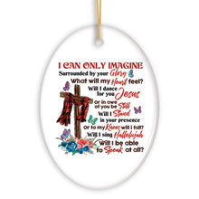 Carregar imagem no visualizador da galeria, Sentimental Heart Warming Jesus Quote Ornament, Christian Gift
