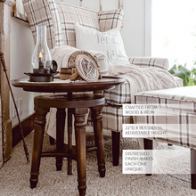 Load image into Gallery viewer, Adjustable Swivel Wooden Side Table
