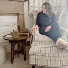 Load image into Gallery viewer, Adjustable Swivel Wooden Side Table
