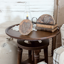 Load image into Gallery viewer, Adjustable Swivel Wooden Side Table
