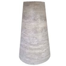 Load image into Gallery viewer, Silver Travertine Vein-cut Coffee Table Conic legs Honed (W)24&quot; (L)48&quot; (H)16&quot;
