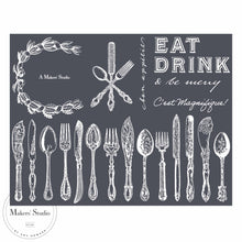 Load image into Gallery viewer, Silverware - Mesh Stencil 8.5x11

