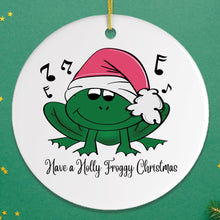 Carregar imagem no visualizador da galeria, Singing Frog Christmas Ornament
