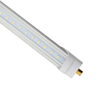 Cargar imagen en el visor de la galería, T8 8FT LED Tube Light 40W 5000K, 5000 Lumens, single and double end power,120-277 v, ETL Certified
