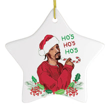 Load image into Gallery viewer, Ho’s Ho’s Ho’s Funny Hiphop Style Christmas Ornament

