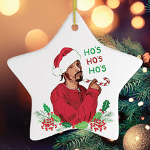 Load image into Gallery viewer, Ho’s Ho’s Ho’s Funny Hiphop Style Christmas Ornament
