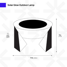 Load image into Gallery viewer, Solar Glow Outdoor Lamp
