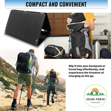 Load image into Gallery viewer, Solar Power Lifestyle 25W Portable Solar Panel
