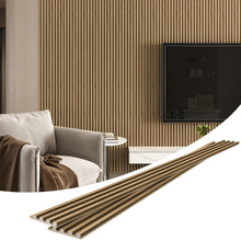 Carregar imagem no visualizador da galeria, 94.5&quot; x 5.5&quot; Solid Pine Wall Panels (4 Panels Per Box)
