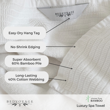 Load image into Gallery viewer, Bamboo Spa Bath Towel – Cloud
