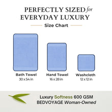 Load image into Gallery viewer, Bamboo Spa Bath Towel – Ocean
