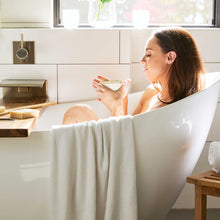 Load image into Gallery viewer, Bamboo Spa Bath Towel – Cloud
