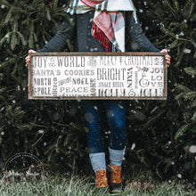 Load image into Gallery viewer, Let&#39;s Talk Christmas - Mesh Stencil 24x18
