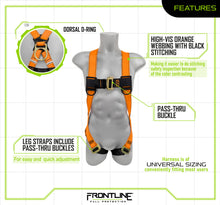 Load image into Gallery viewer, Frontline 100VMB Combat Economy Series Full Body Harness (Uni) Universal
