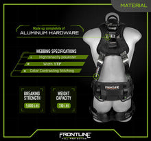 Carregar imagem no visualizador da galeria, Frontline 110CTB-DC Digital Camo Full Body Harness with Aluminum Hardware and Suspension Trauma Straps S
