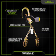 Cargar imagen en el visor de la galería, Frontline PSSW2R-US Patriot Positioning Chain with Swiveling Hook - Made in USA

