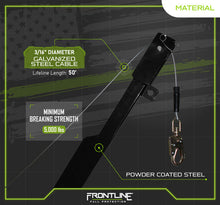 Load image into Gallery viewer, Frontline QAN75RA-US Patriot Confined Space Quadpod with 3-Way Retrieval System - Made in USA
