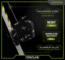 Load image into Gallery viewer, Frontline TAN10RU MEGApod Confined Space Kit 10&#39; Aluminum Tripod with 60&#39; Winch
