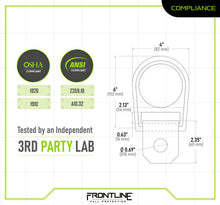 Carregar imagem no visualizador da galeria, Frontline COB01SW Concrete Swiveling Anchor
