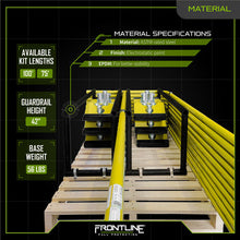 Load image into Gallery viewer, Frontline Guardrail System Non-Penetrating Complete 75&#39; Kit
