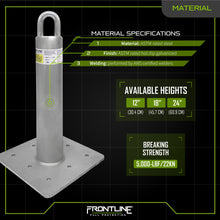 Carregar imagem no visualizador da galeria, Frontline RC Concrete Roof Anchor 12&quot;

