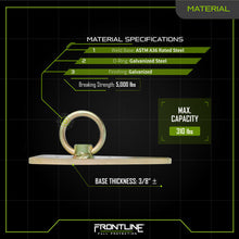 Load image into Gallery viewer, Frontline ROB01 Bull Ring Reusable Roof Anchor
