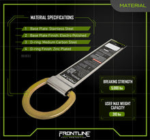 Load image into Gallery viewer, Frontline ROSU03 Stainless Steel Permanent Use Roof Anchor (Single D-ring)
