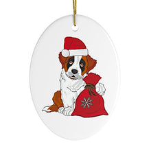 Carregar imagem no visualizador da galeria, St Bernard Dog Christmas Ornament
