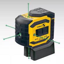 Carregar imagem no visualizador da galeria, Stabila 03165 LA-5 PG self-leveling, 5-Point/Dot GREENBEAM Laser
