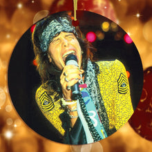 Carregar imagem no visualizador da galeria, Steven Tyler Aerosmith Christmas Ornament
