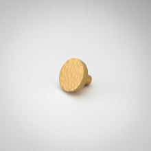 Load image into Gallery viewer, Strike, hammered Solid Brass Cabinet Knobs

