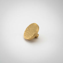 Load image into Gallery viewer, Strike, hammered Solid Brass Cabinet Knobs
